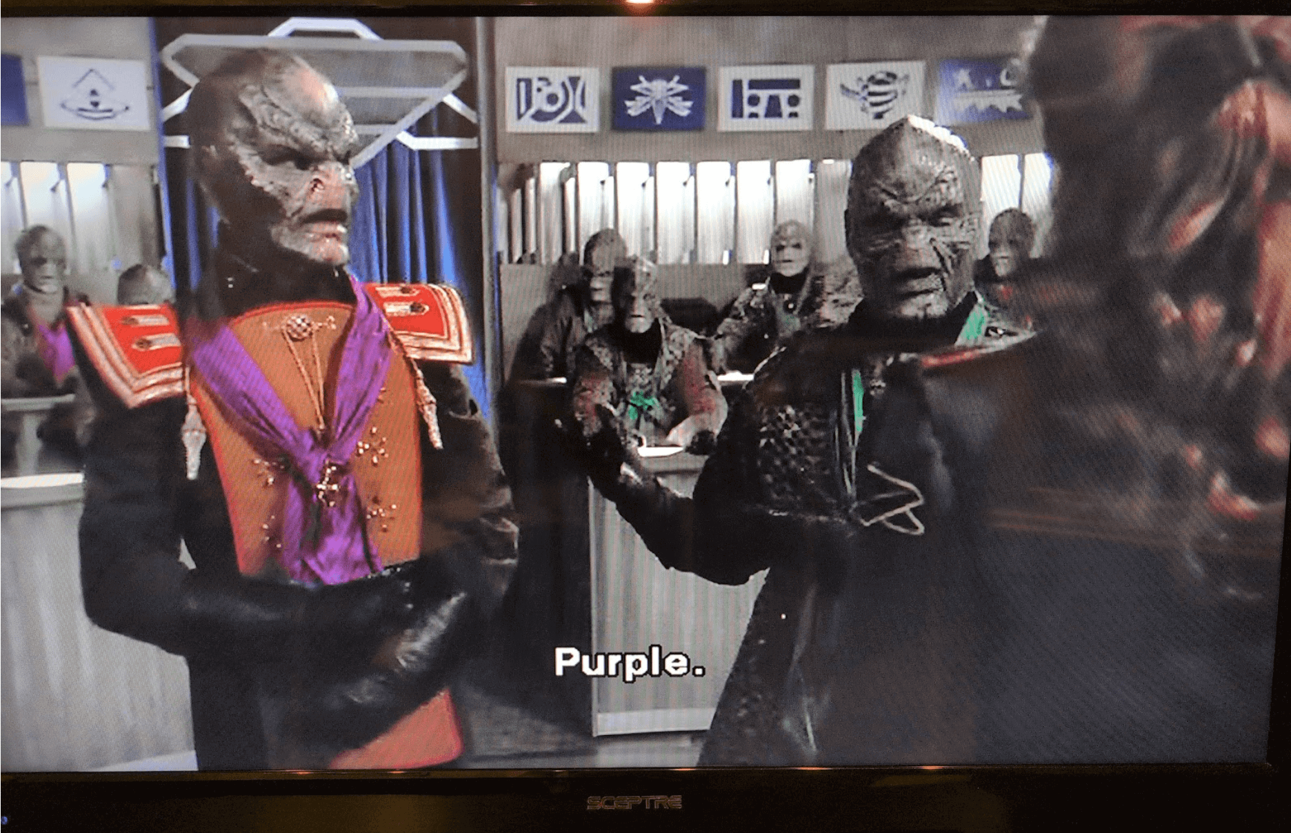 If I had my kart I'd mow those purple fuckers down